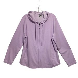 32 Degrees full zip Hoodie Lightweight summer jacket Lavender XL EUC BAR…